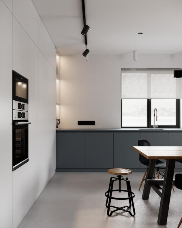 極簡主義，白色主調使得整體更加舒適、簡單、整潔