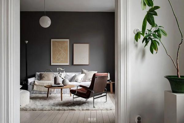 華麗的灰泥造型與時尚裝飾的瑞典公寓(112 平方米) 華麗的灰泥造型與時尚裝飾的瑞典公寓(112 平方米)