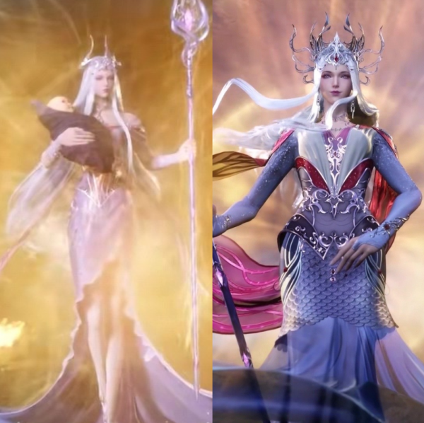 鬥羅“老女神”太顯嫩，人均愛穿高叉裙，比比東和阿銀大長腿無敵