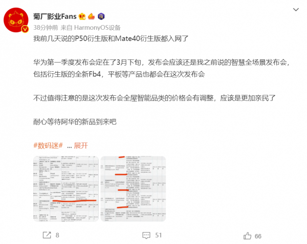不負花粉期待！華為5G手機來了，新版P50&sol;Mate40下月釋出？