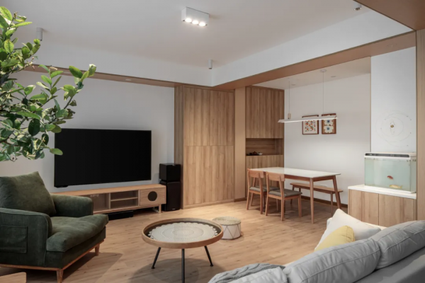 120㎡北歐風格裝修，舊房改造煥然一新