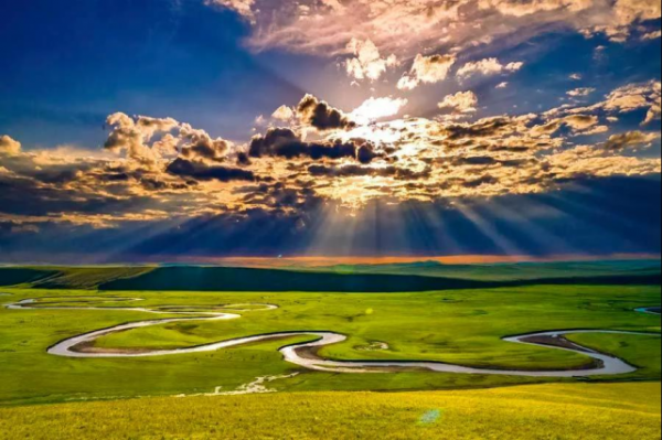 天蒼蒼 野茫茫 塞上草原秋色正好