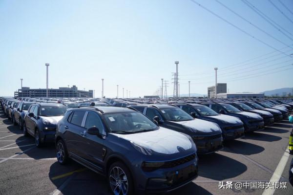 2021年梅山口岸民族品牌汽車出口突破20億