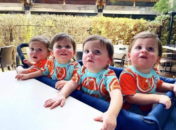 全球僅72例！女子誕下同卵四胞胎，絕了，打麻將永遠不缺人了