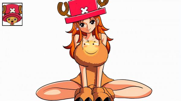 當娜美換上同伴的衣服，烏索普裝青春靚麗，索大裝最帥氣