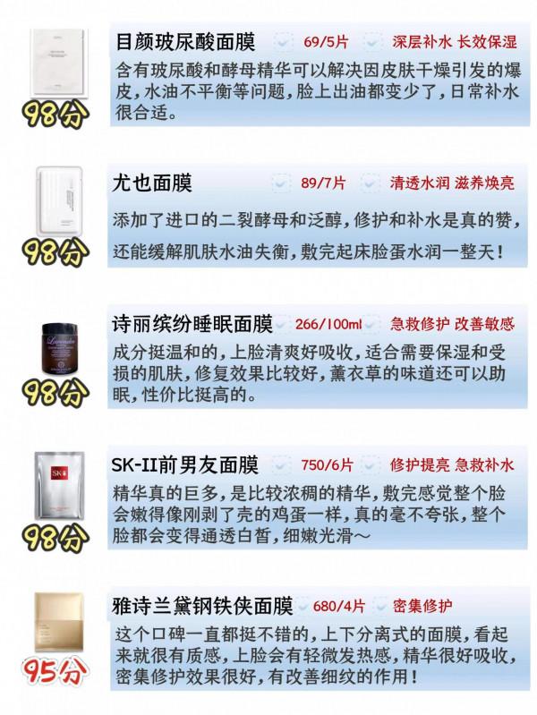 親媽級面膜挑選攻略｜硬核補水美白麵膜