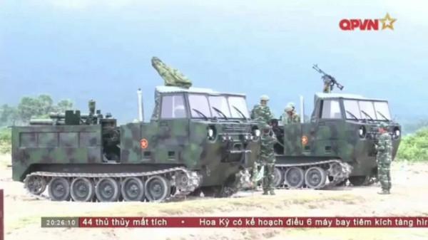 越南用美國M548底盤改裝的簡易自行反坦克炮等 越南用美國M548底盤改裝的簡易自行反坦克炮等