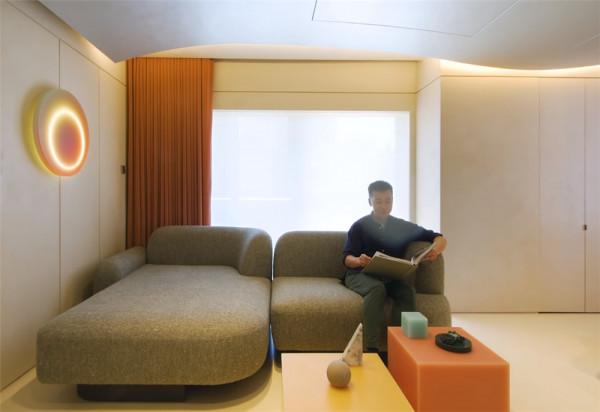 80後的他決定獨居，將59㎡小家兩室改一室，“豪裝”成頂配一人居