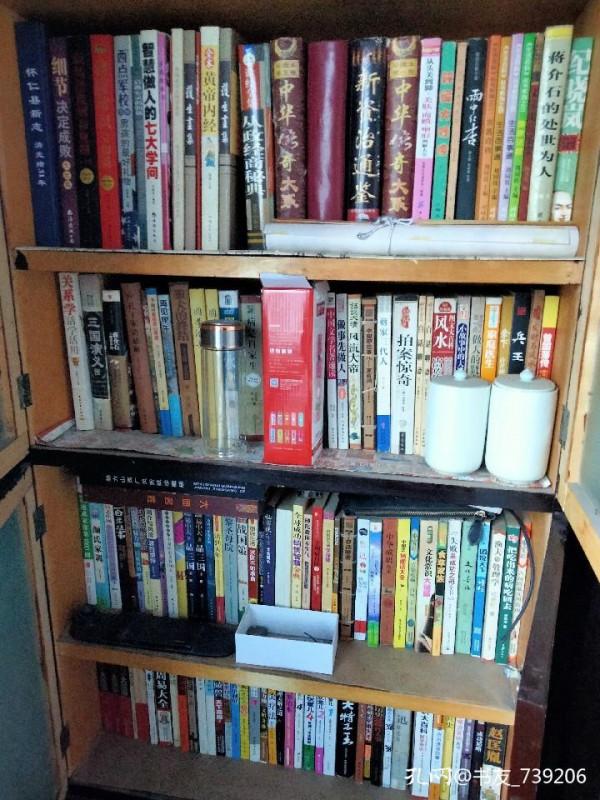 書房中四面都佈滿書架,其實也會產生一種壓迫感 書房中四面都佈滿書架,其實也會產生一種壓迫感