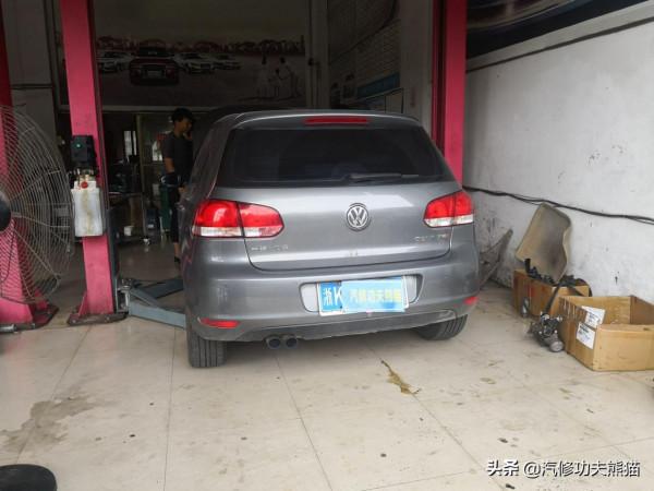大眾高爾夫1.4T差點開報廢，燒機油、燒防凍液、缺缸大修一次解決