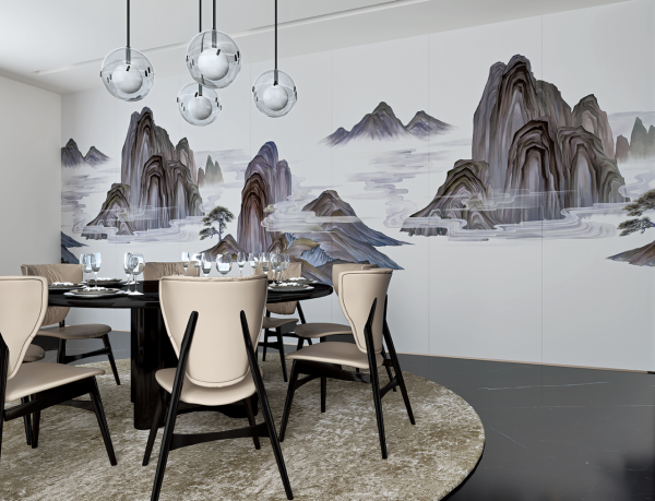 柏克利701號系列，國潮刺繡牆布