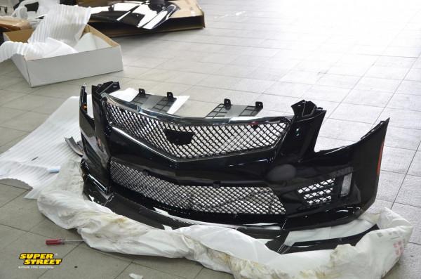 凱迪拉克ATS-L 全面黑化改裝打造黑武士風格