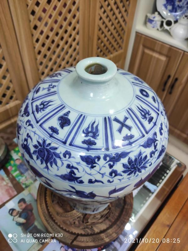 元青花梅瓶標準器鑑賞