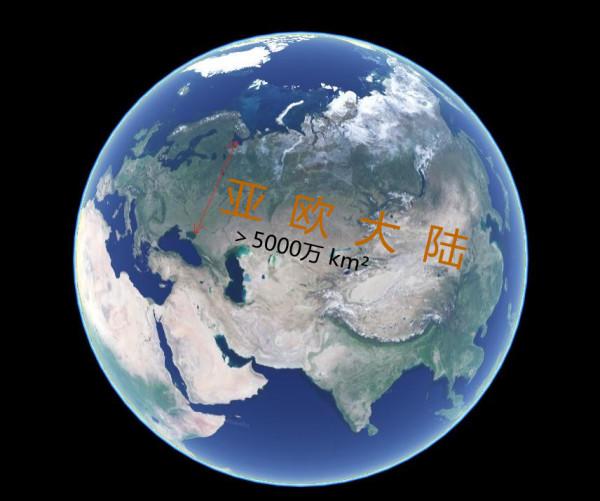如果把歐洲看作一個半島，從哪裡分界，面積多大？