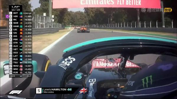 F1蒙扎衝刺排位，漢密爾頓起步令人昏厥，博塔斯P1卻錯過杆位