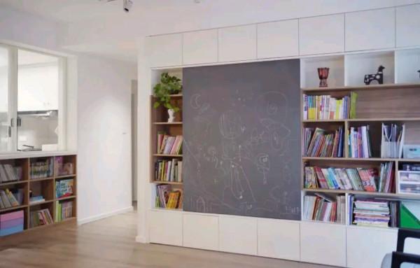 幸虧我醒悟及時，趁早將客廳改為書房，孩子學習習慣現在非常好