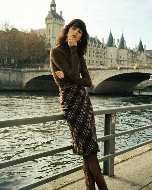 4條好看不凍人的厚半裙，搭什麼都顯瘦