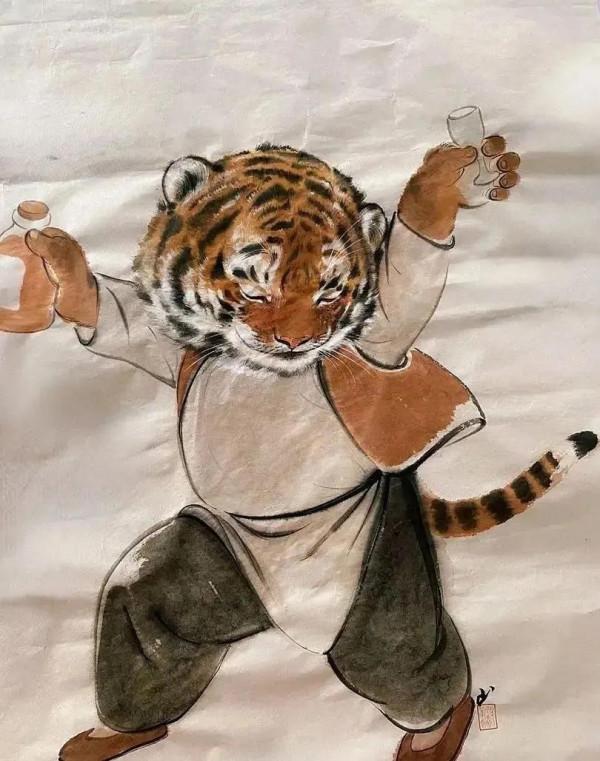 虎年萌虎的生活圖欣賞