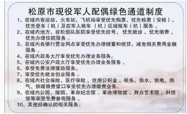 軍屬優待卡，又多了一張