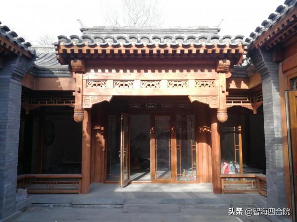 雍和宮全新精裝四合院 垂花門 半拱很是漂亮