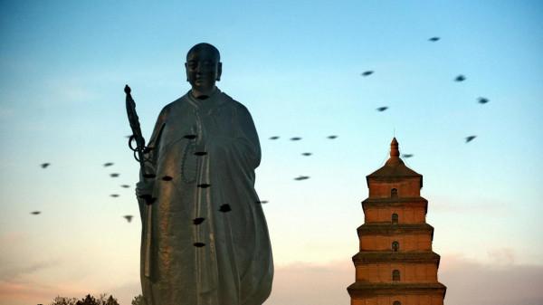 戲作大雁塔月圓夜小賦「嚴建設」 戲作大雁塔月圓夜小賦「嚴建設」