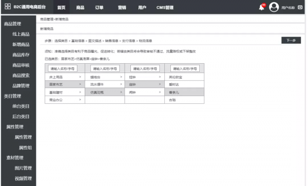 電商系統設計：新增商品、類目