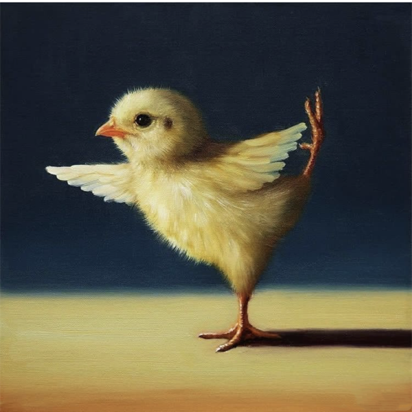 會瑜伽的小黃雞,在二次元動畫技術的加成之下,想象也成為了現實 會瑜伽的小黃雞,在二次元動畫技術的加成之下,想象也成為了現實