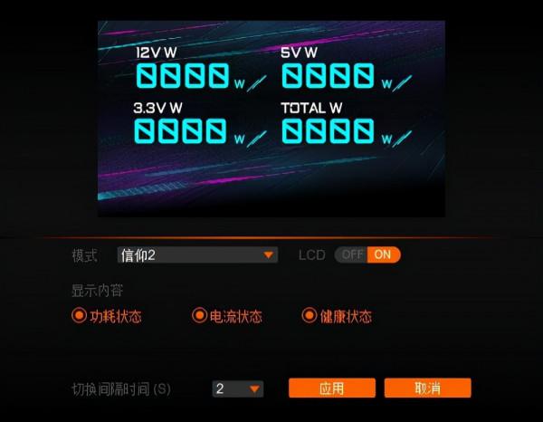 螢幕酷炫,用料誇張,適合高階玩家、技嘉鉑金雕1200W白金牌電源 螢幕酷炫,用料誇張,適合高階玩家、技嘉鉑金雕1200W白金牌電源