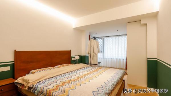 87㎡|現代簡約風遇上覆古綠,混搭出的有色之家 87㎡|現代簡約風遇上覆古綠,混搭出的有色之家