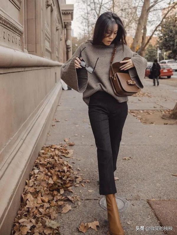 冬天，試著“假假露腳踝”吧，顯瘦顯高效果超好，還不挨凍