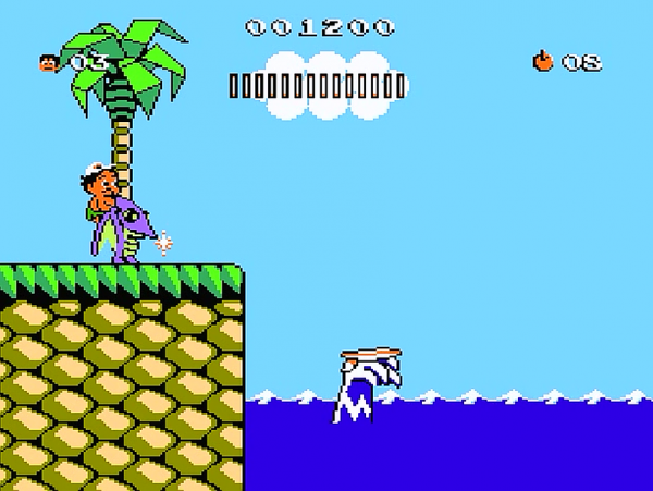 FC冒險島3,第一關的隱藏要素,無限刷道具的方法你用過嗎? FC冒險島3,第一關的隱藏要素,無限刷道具的方法你用過嗎?