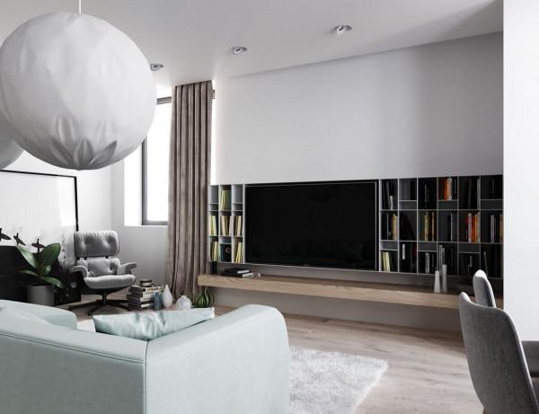 35歲單身妹子獨居62㎡公寓，屋內簡潔高雅，一看就是潔身自好型