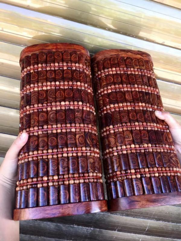 夏天用涼枕，海南黃花梨的！好漂亮的東西