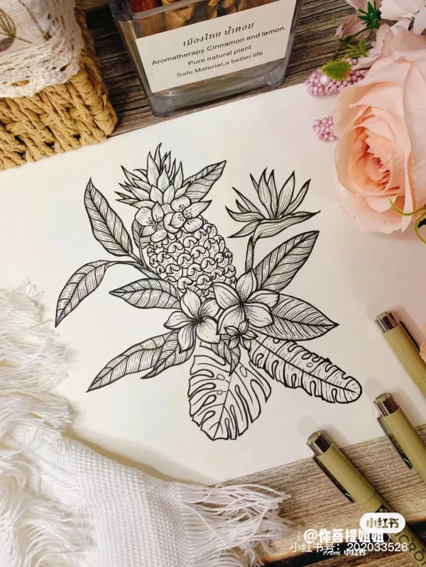 頂級創意線描,張張精緻走心,不收藏太可惜了 頂級創意線描,張張精緻走心,不收藏太可惜了