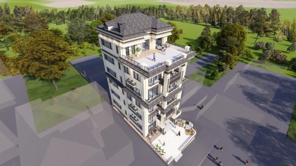 6層帶地下室新中式別墅，挑空大客廳看著真大氣