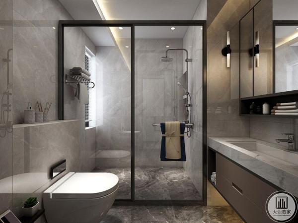 160㎡現代輕奢以黑白灰為主色調，體現屋主的低調和內斂