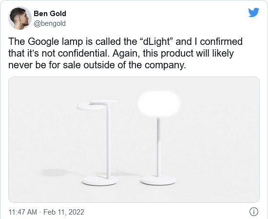 Google製造了一款你可能永遠也買不到的智慧燈dLight