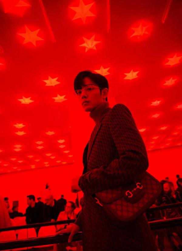 肖戰2020米蘭春夏時裝秀官博圖合集