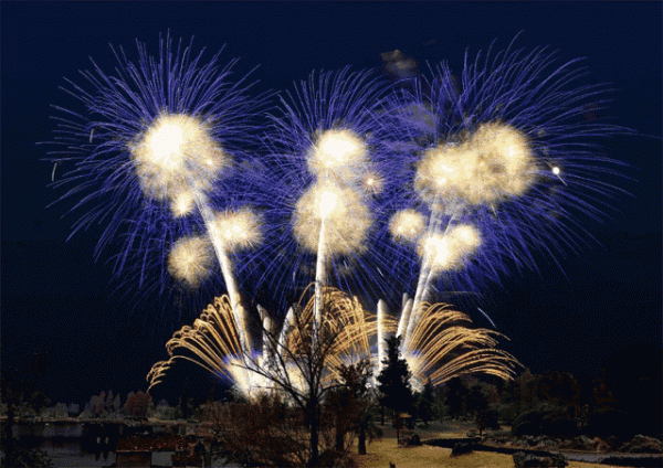 2022年第一個夜晚，我想和您一起看煙花，就如當年我還小，您未老