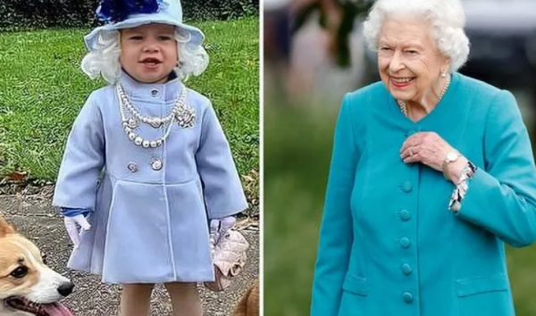 美國1歲女孩被媽媽打扮成英女王,照片寄到王室後引女王本人回覆 美國1歲女孩被媽媽打扮成英女王,照片寄到王室後引女王本人回覆