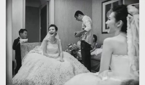 戚薇李承鉉婚禮照片，滿心滿眼全是彼此