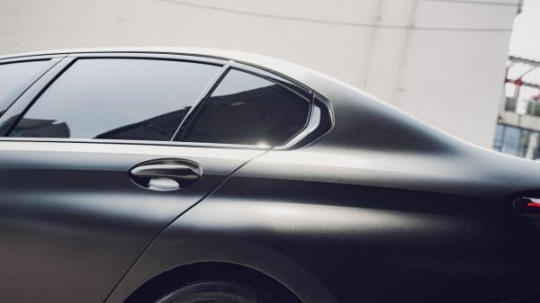 超帥低趴黑武士！寶馬3系貼TMD電光金屬黑