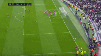 巴薩4-2馬德里競技復仇成功，二爺傳射+紅牌