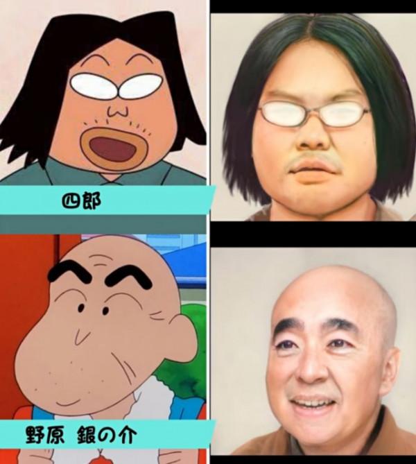 蠟筆小新真人設計,我覺得四郎還原度最高,阿呆的鼻涕很牽強 蠟筆小新真人設計,我覺得四郎還原度最高,阿呆的鼻涕很牽強