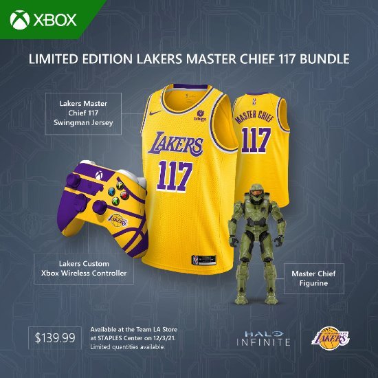 《光環》湖人聯名套裝價格被哄抬 現已超過1000美元