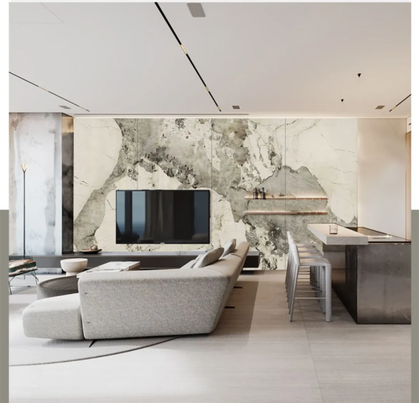 唯美藝術巖板“印象珠峰”，打造磅礴大氣的視覺盛宴