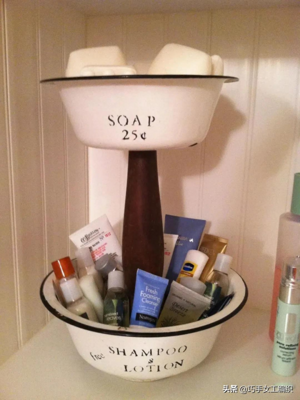 把廢舊的盤子碟子用這個方法摞起來，沒想到收納太強大了