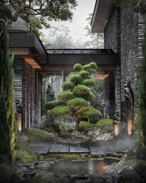 900㎡，大膽的奢華風