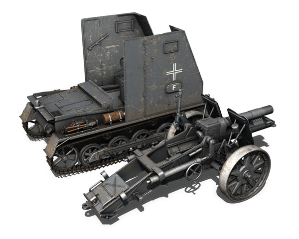 黃蜂式自行火炮:二戰時德國以二號戰車為基礎開發出來的火炮 黃蜂式自行火炮:二戰時德國以二號戰車為基礎開發出來的火炮