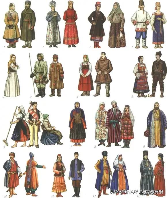 俄羅斯民族構成與基因 俄羅斯民族構成與基因